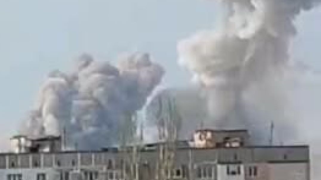 Мощный взрыв на аэродроме в Мелитополе