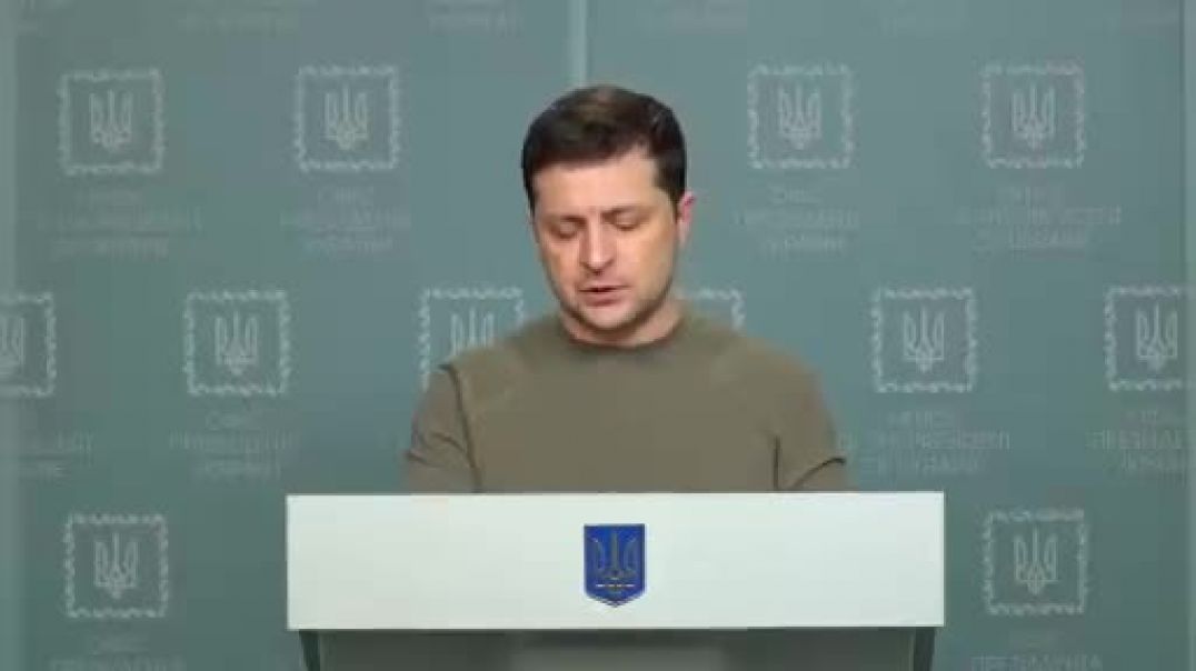 ⁣Новое заявление президента Украины Владимира Зеленского 24.02.2022