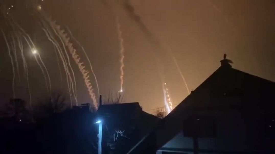 Взрыв в небе над Киевом