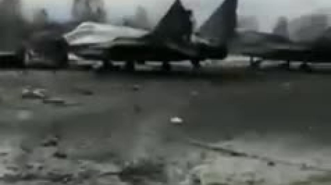 Аэродром в Ивано-Франковске после обстрела