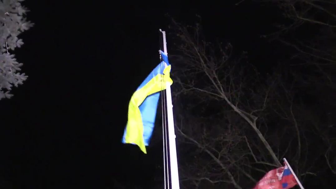 Снятие флага в Мелитополе