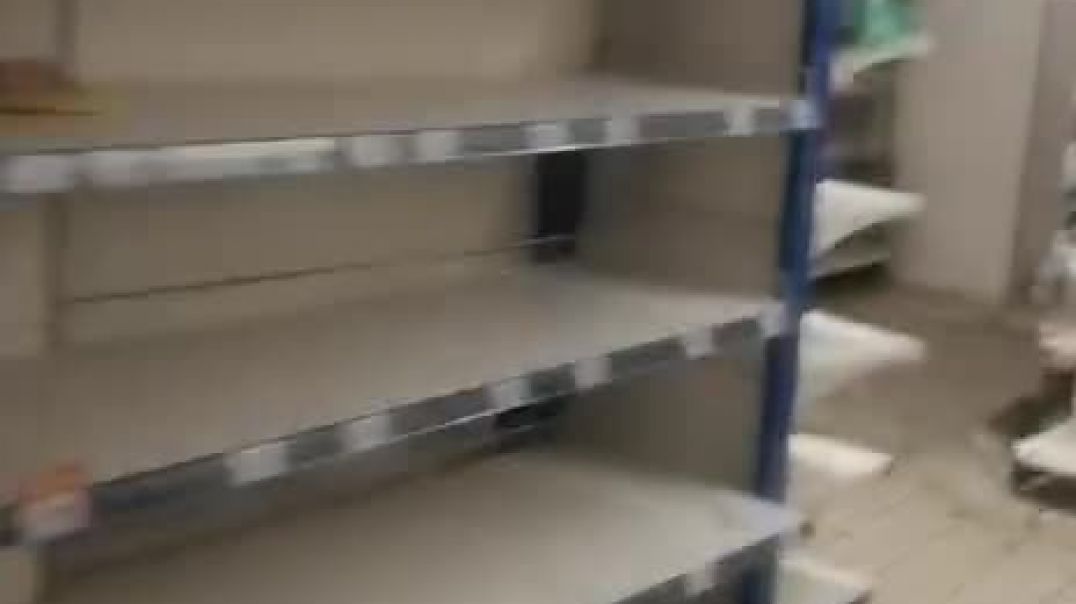 Мародеры обнесли супермаркет в Мелитополе