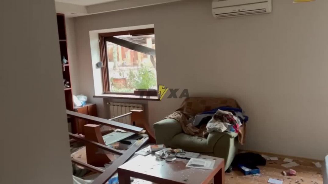 В Харькове снаряд угодил в квартиру