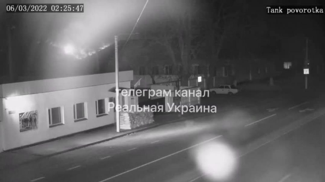 Ночной удар по военной базе ВСУ в Овруче Житомирской области