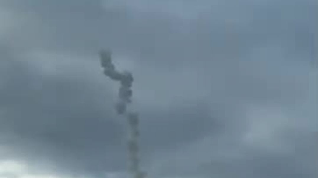 Запущенная ракета ПВО в Ростовской области
