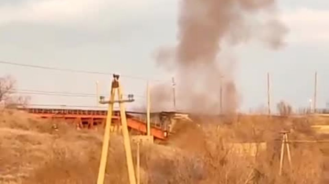 Взрыв моста соединявший Украину и Приднестровье
