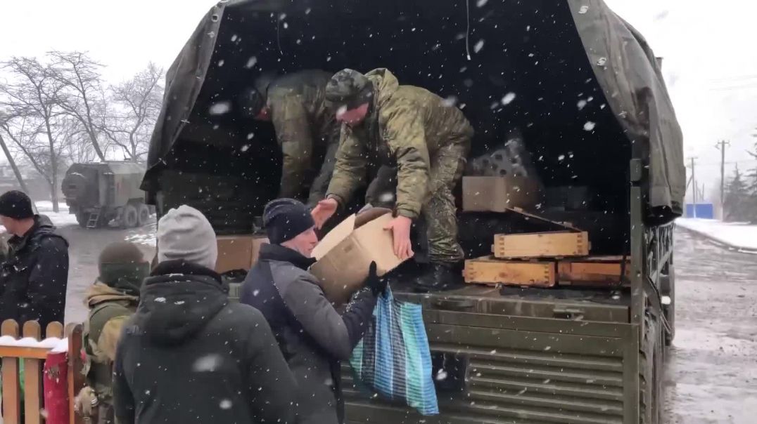 Российская гумпомощь прибыла в Киевскую область