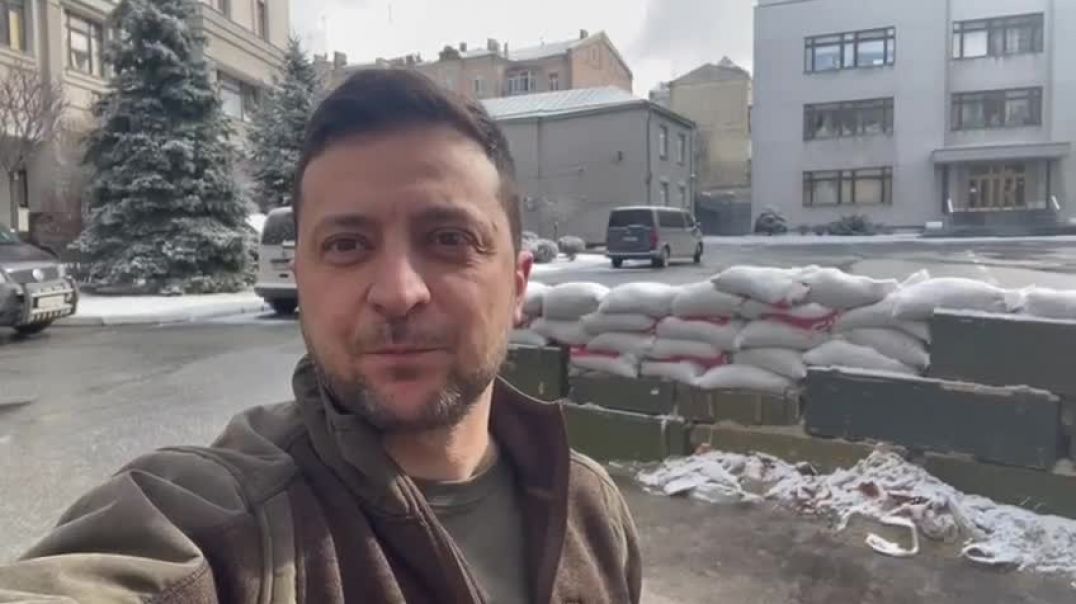 Зеленский записал видео о снегопаде