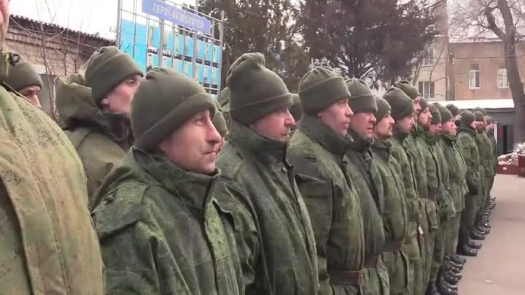 ⁣В Мелитополе мобилизованные солдаты из республик Донбасса приступили к охране правопорядка
