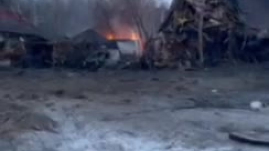 Разрушения в селе Яцковка в Харьковской области