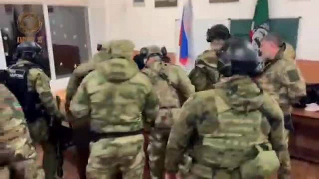 Чеченский спецназ под Мариуполем. В кадре тот самый Адам Делимханов