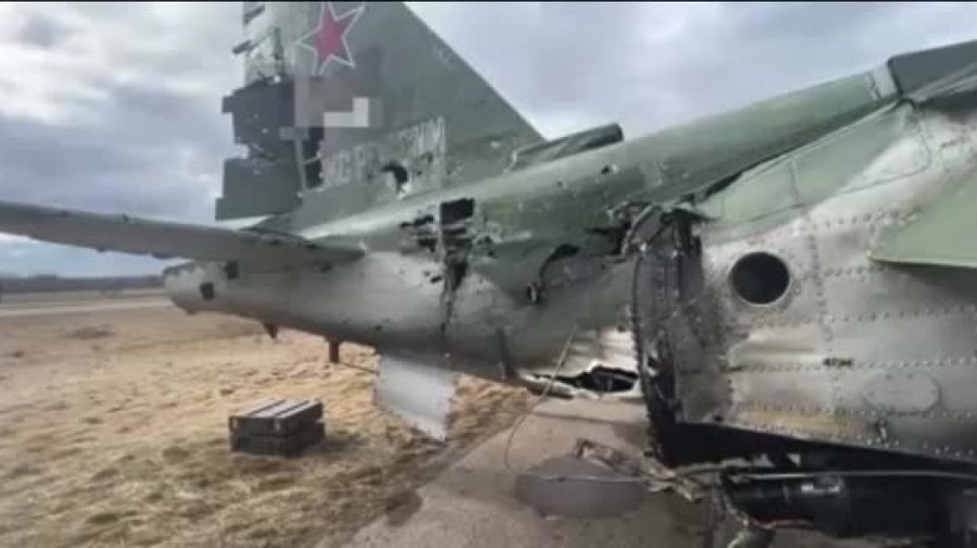 Российский летчик штурмовика Су-25 сумел посадить самолёт после попадания в него ракеты от ПЗРК