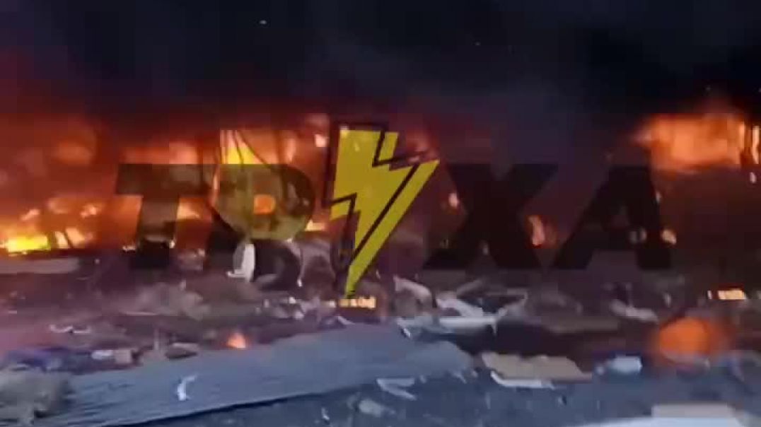 В Харькове произошел пожар на рынке