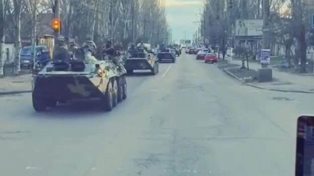 Передвижение украинских военных в городе Ровно
