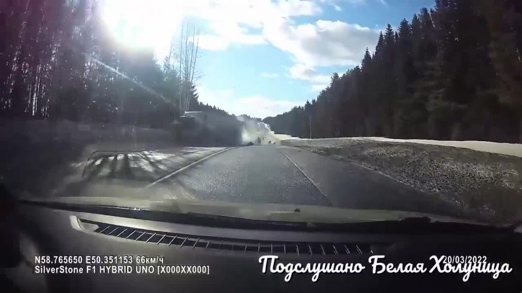 Авария в Слободском районе Кировской области, столкновение Volvo и Opel