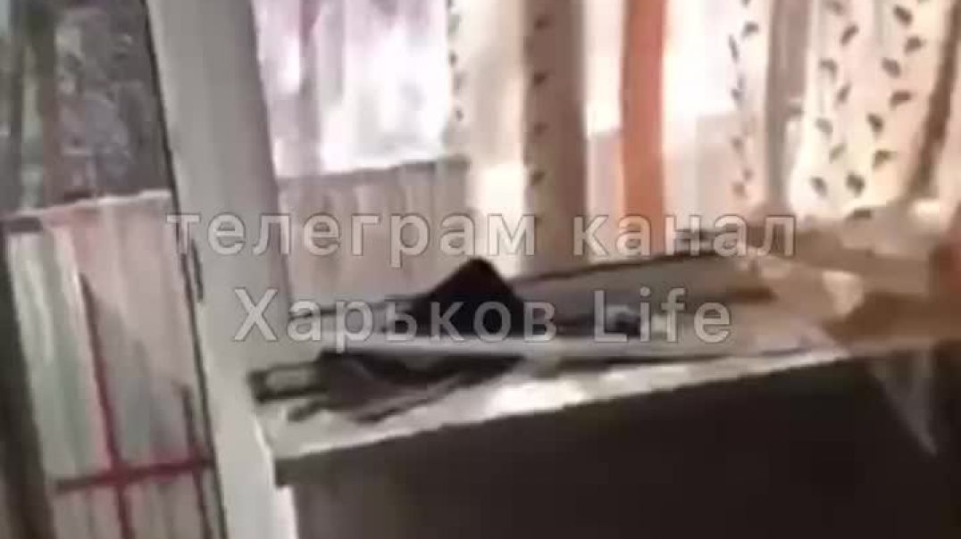 Одна из квартир в Харькове после обстрела