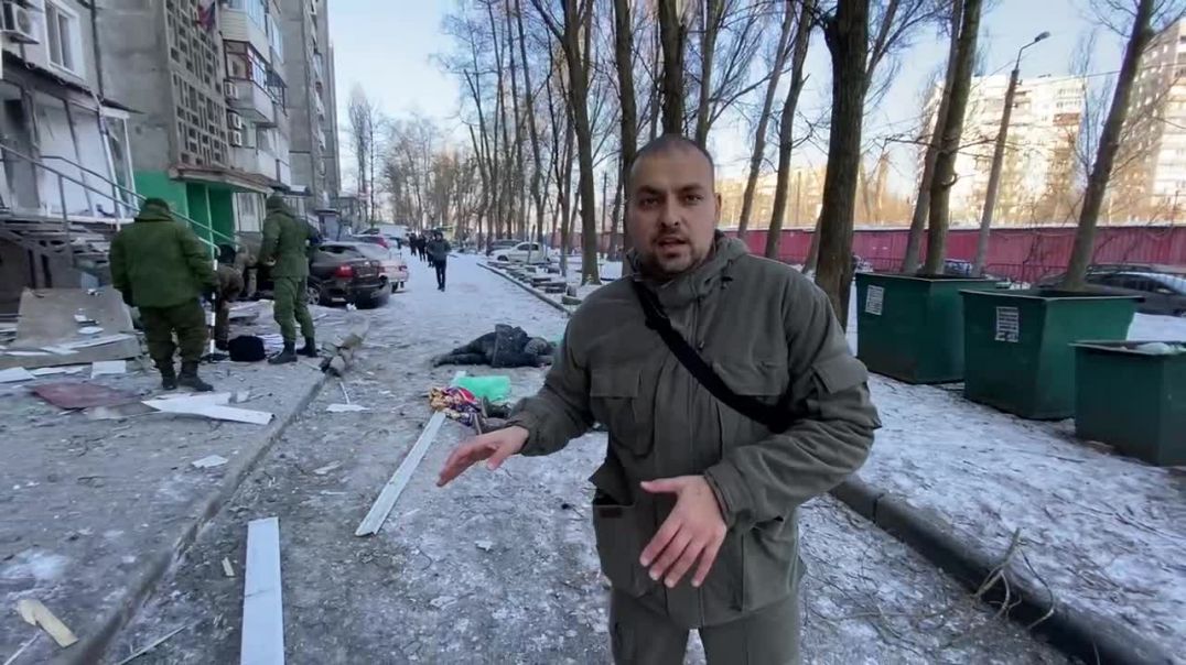 ⁣Страшные кадры из Донецка 18.03.2022