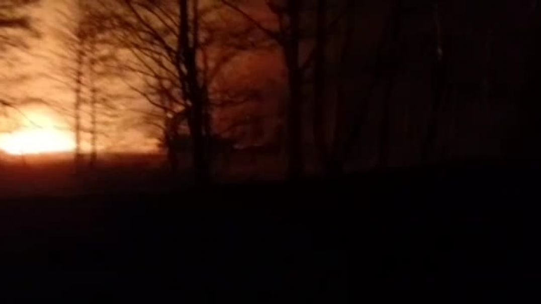 Запуск ракет ТОС в сторону позиций ВСУ под Донецком
