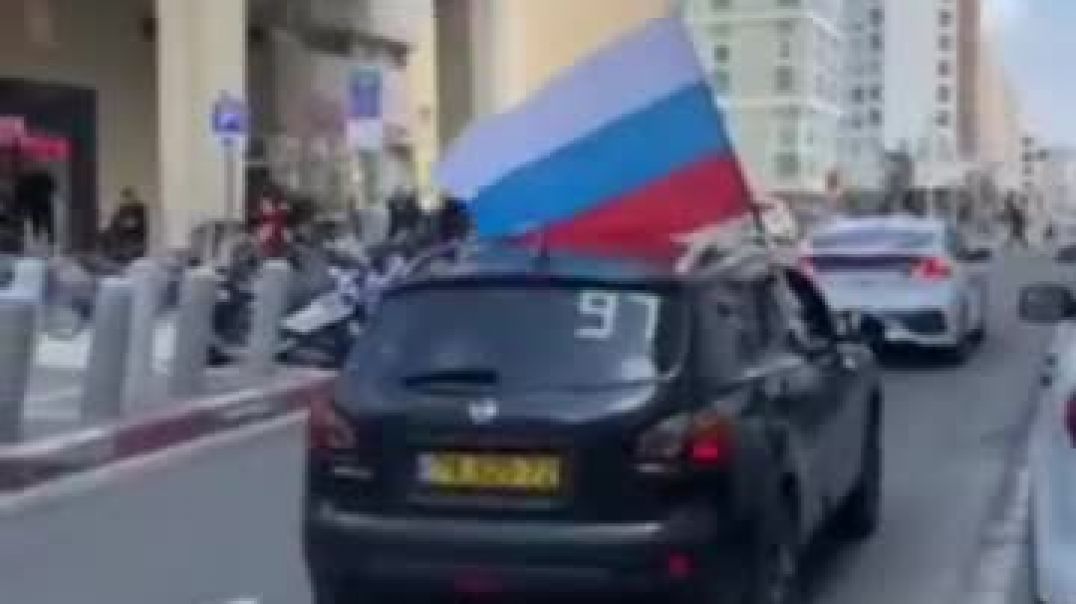 В Тель-Авиве прошел автопробег в поддержку России