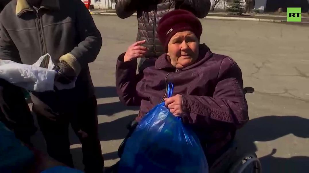 Российские военные привезли около 30 тонн гумпомощи жителям Харьковской области