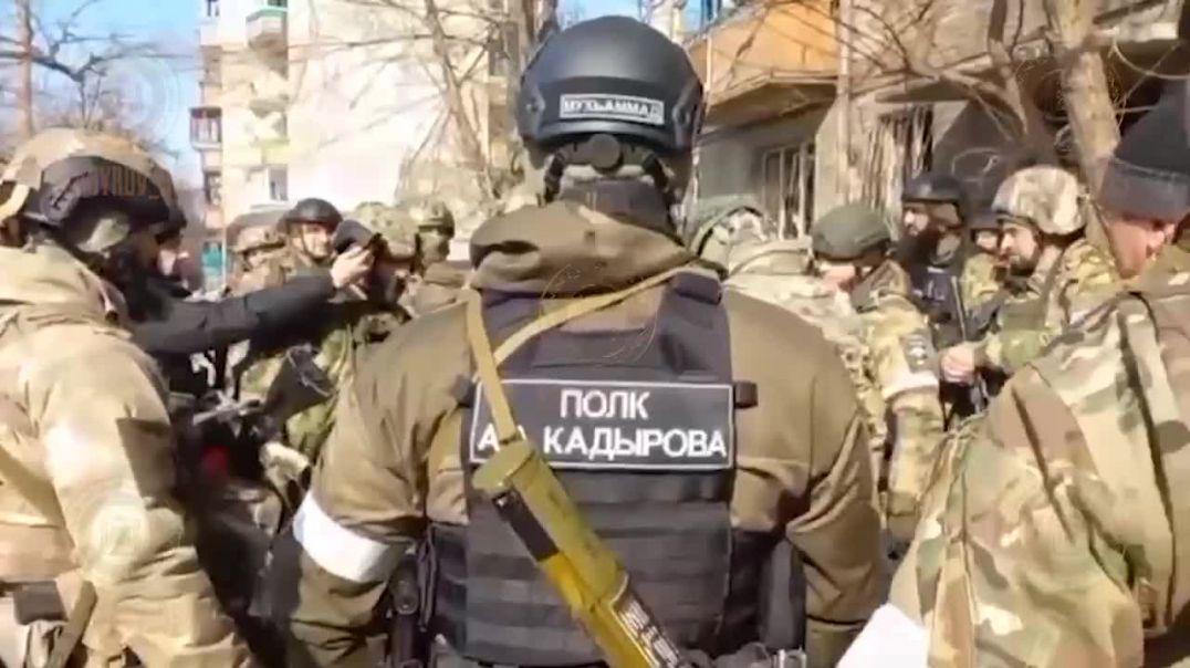 Видео от Рамзана Кадырова: работа подразделений специального назначения из Чечни в Мариуполе