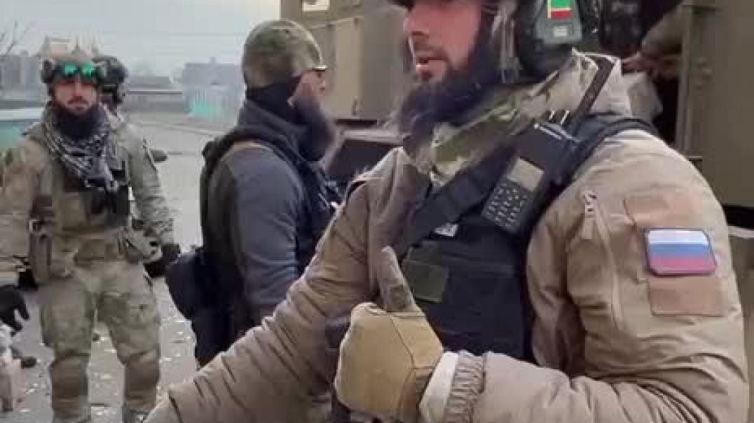 Видео от Рамзана Кадырова: гуманитарная помощь в Мариуполе от Чечни