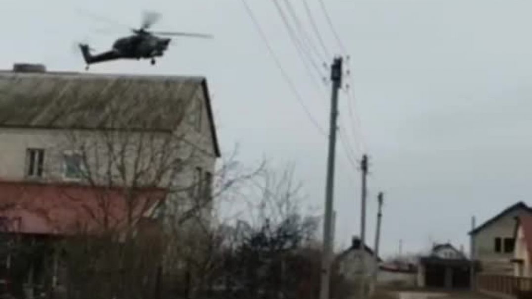 Ми-28Н в районе Попасной