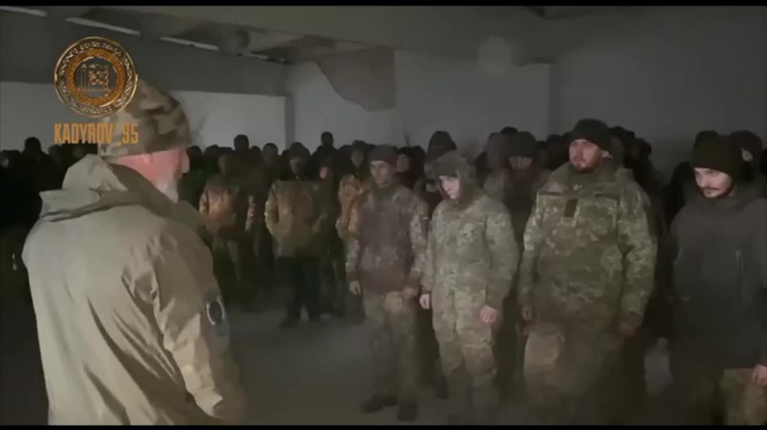 ⁣Адам Делимханов наставляет сдавшихся в плен солдат 36 бригады ВСУ на путь истинный 05.04.2022