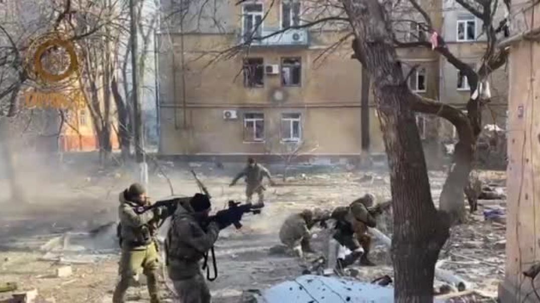 Видео от Рамзана Кадырова: Чеченский спецназ работает в Мариуполе