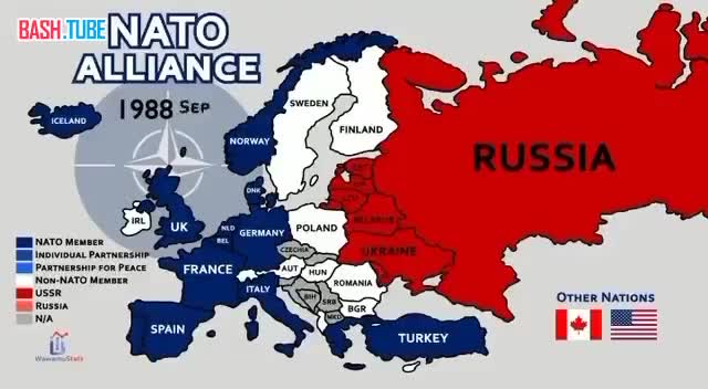  Динамика приближения НАТО к СССР и России в 1986-2022 гг
