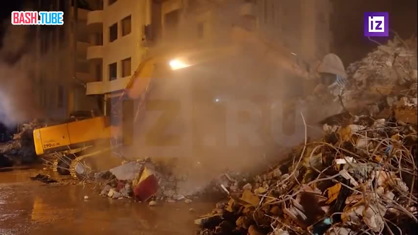  Российские спасатели продолжают устранять последствий землетрясения в Сирии