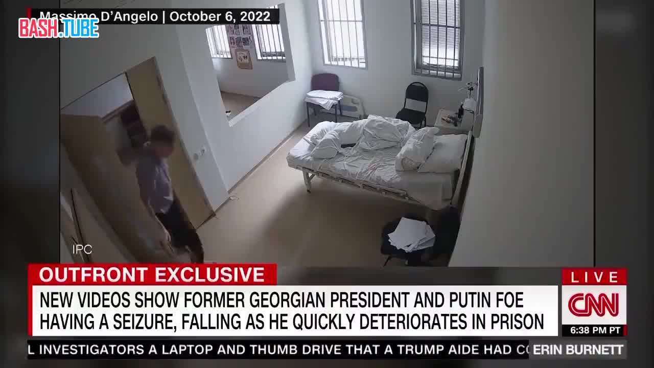  Видео из палаты Михаила Саакашвили опубликовал CNN