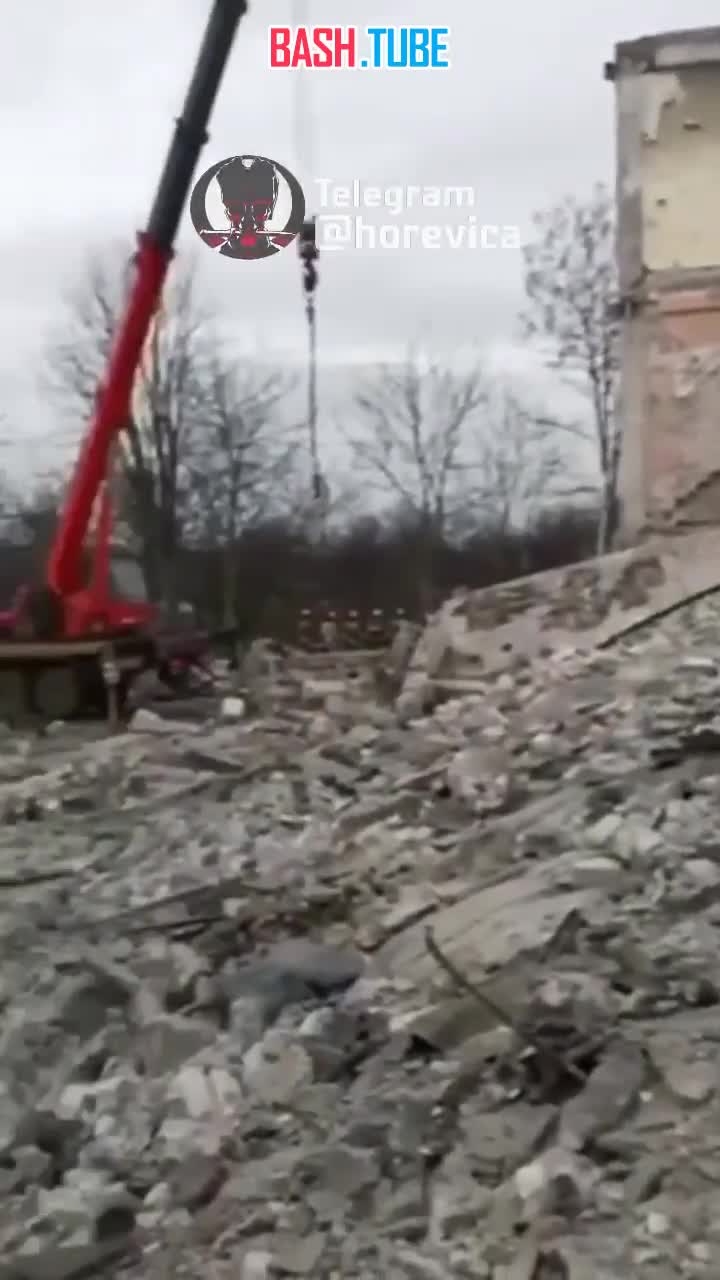  Разрушенное здание ПТУ в Макеевке в ДНР после удара ракет американской РСЗО HIMARS