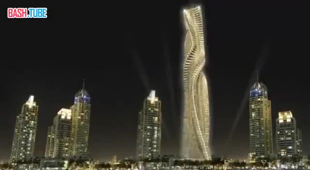 ⁣ В Дубае построят вращающийся 80-этажный небоскрёб Dynamic Tower