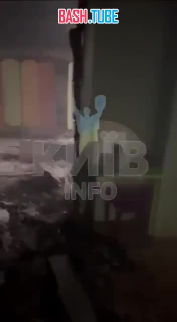  Видео, как утверждается, снятое в детском саду в Броварах после падения вертолета