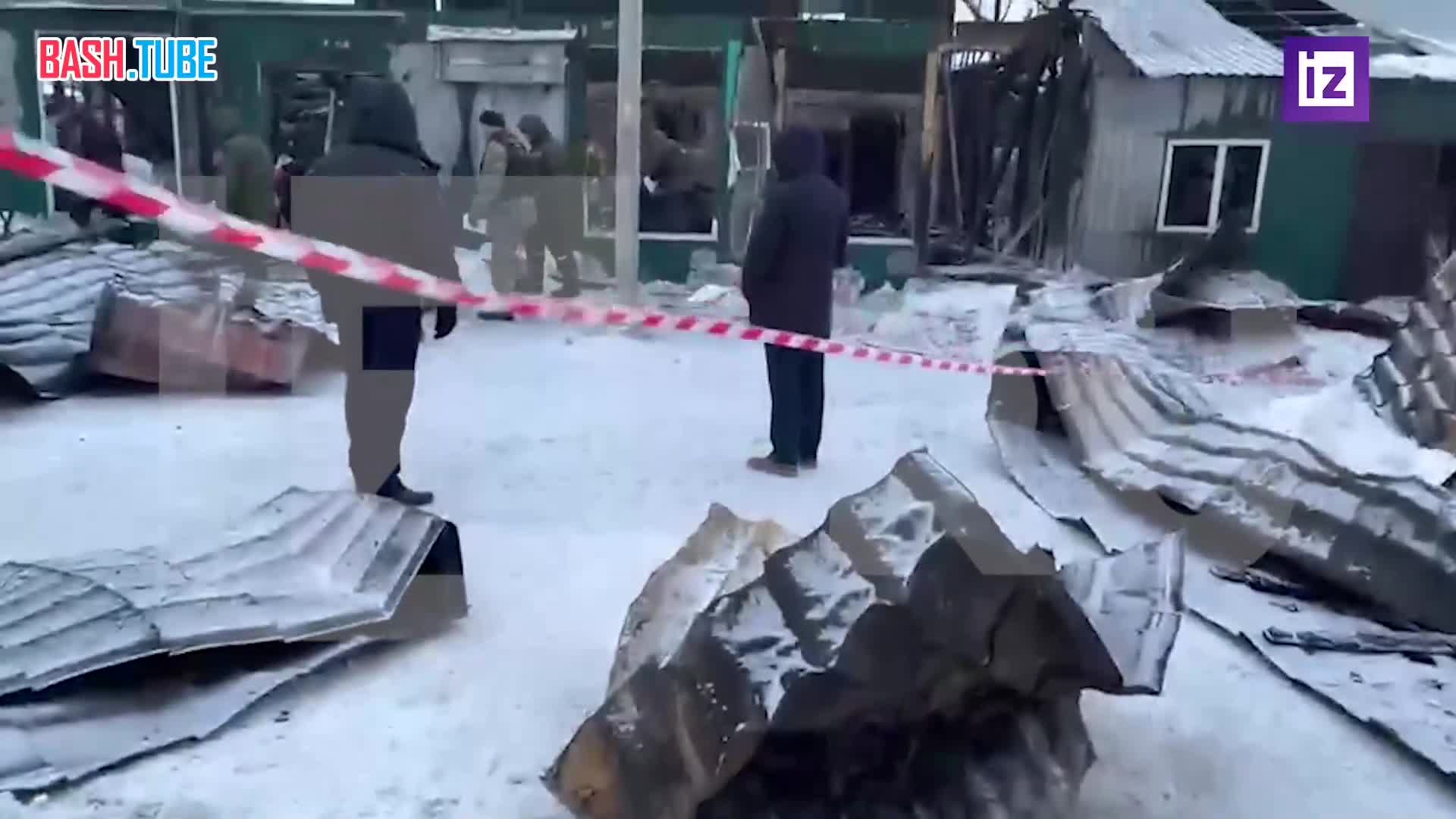  Последствия пожара в здании нелегального приюта в Кемерове