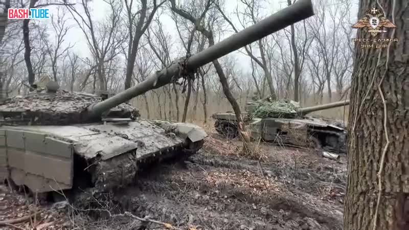  Штурм укреплений под Донецком: танки поддерживают пехоту в наступлении на Марьинку