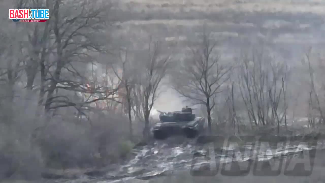  Российские танкисты уничтожили склад боеприпасов на Сватовском направлении