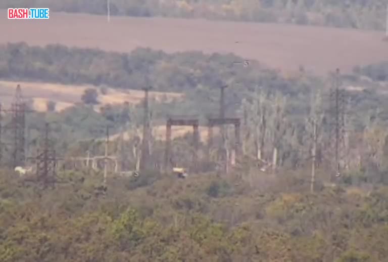 Уничтожение полевого склада БК боевиков ВСУ в районе Дзержинска