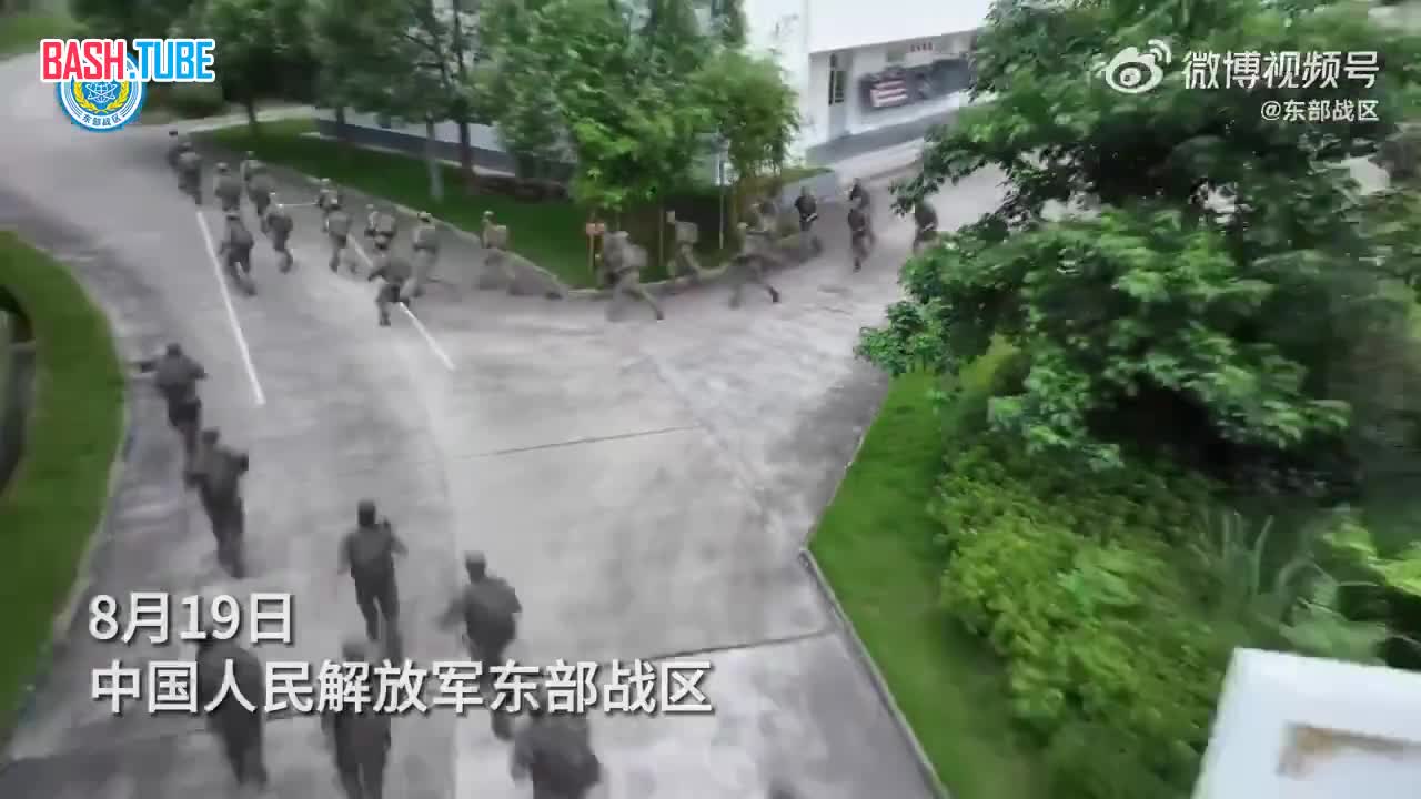  Китай выпустил ролик о военных учениях вокруг Тайваня