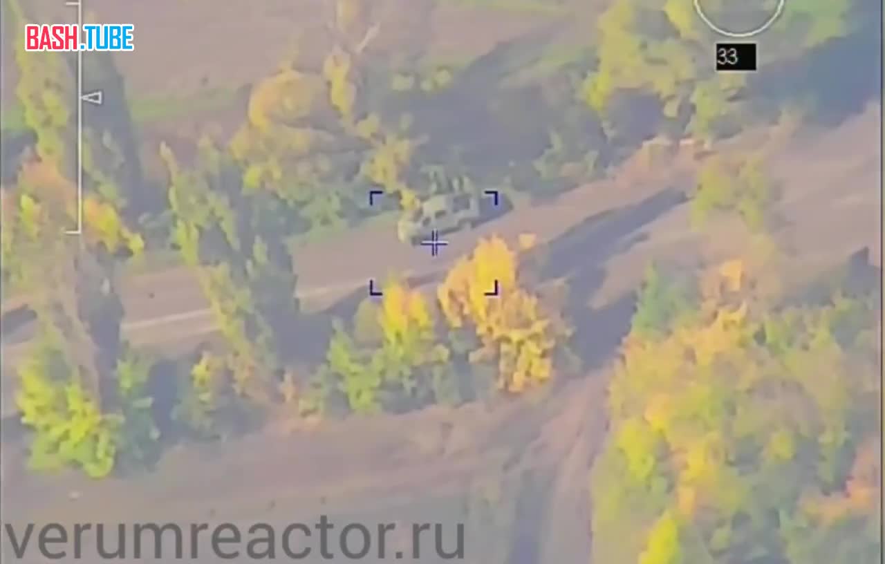 ⁣ Уничтожение автотранспорта ВСУ с помощью корректируемого 152-мм снаряда «Краснополь»