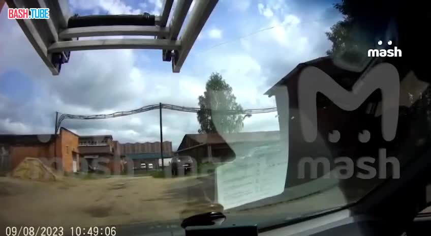  Видео взрыва в Сергиевом Посаде с авторегистратора мужчины, находившегося неподалёку