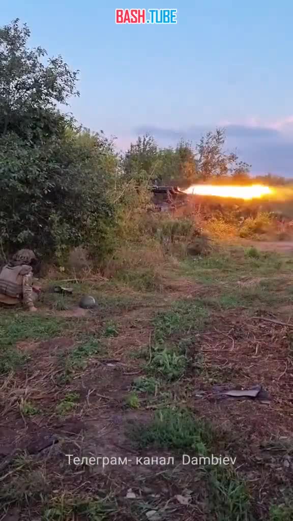 Неудачный пуск ракеты из украинской эрзац РСЗО на базе пикапа