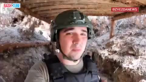 ⁣ Бойцы ВС РФ продемонстрировали укрепления против кассетных снарядов