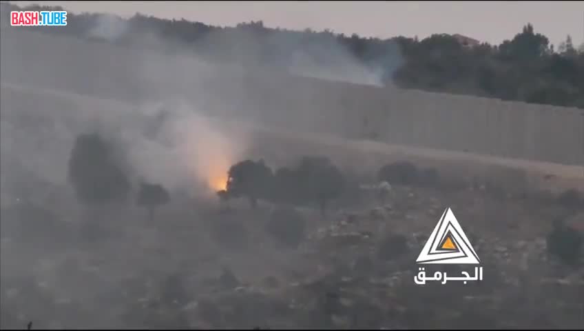  Израильский танк «Меркава» был атакован Хезболлой ракетами «Корнет»