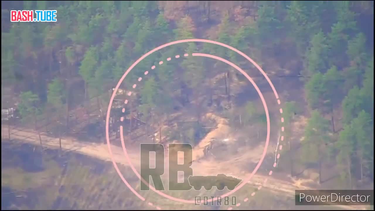 ⁣ Накрытие позиции гаубицы ВСУ огнём артиллерии группировки «Отважные» на фронте Сватово-Кременная