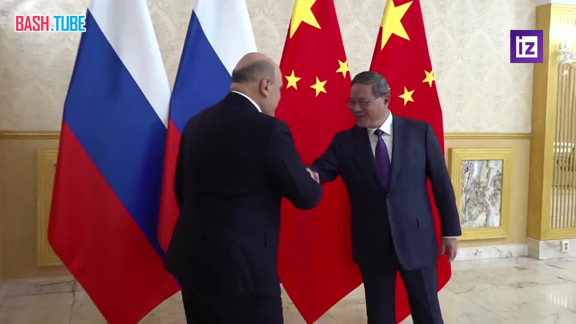 ⁣ Михаил Мишустин встретился с премьером Госсовета КНР Ли Цяном в ходе рабочего визита в Киргизию