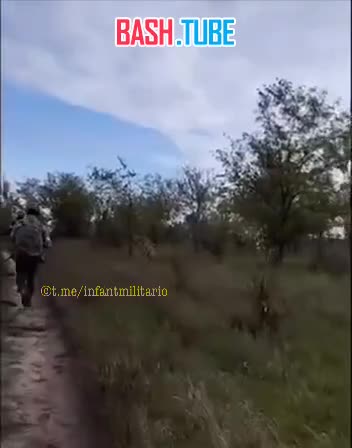 ⁣ Подрыв украинского военнослужащего на мине
