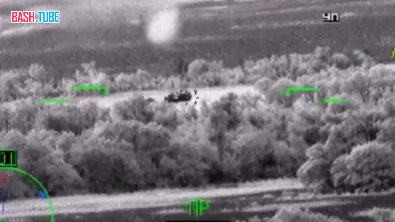  Снайперская работа экипажа Ка-52 на Южно-Донецком направлении