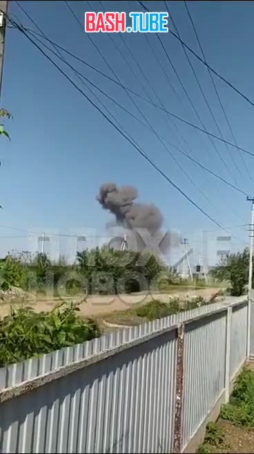 ⁣ На Кубани произошел мощный взрыв в районе военного аэродрома